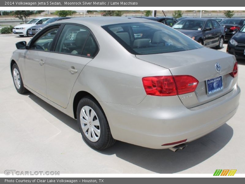 Moonrock Silver Metallic / Latte Macchiato 2014 Volkswagen Jetta S Sedan