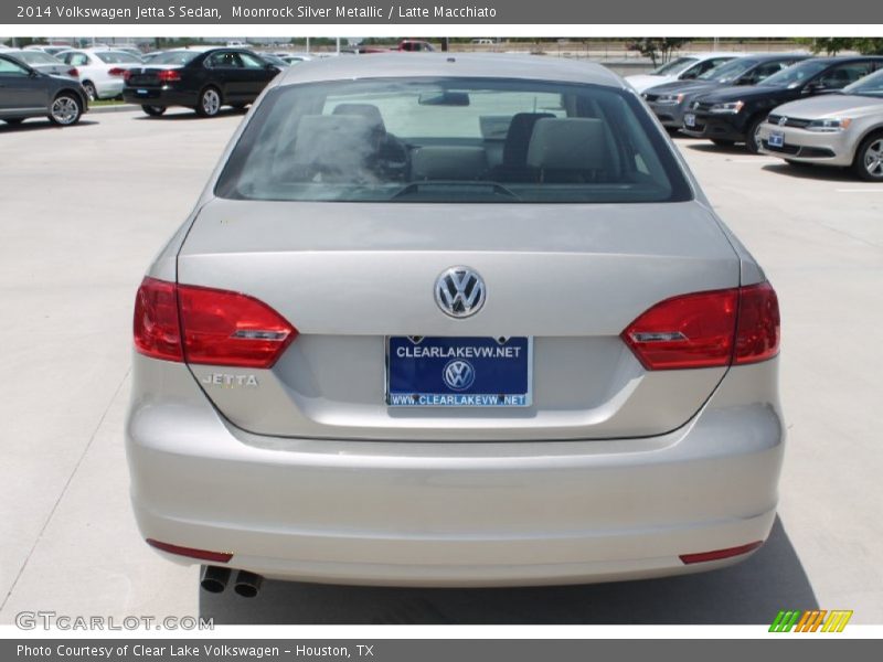 Moonrock Silver Metallic / Latte Macchiato 2014 Volkswagen Jetta S Sedan