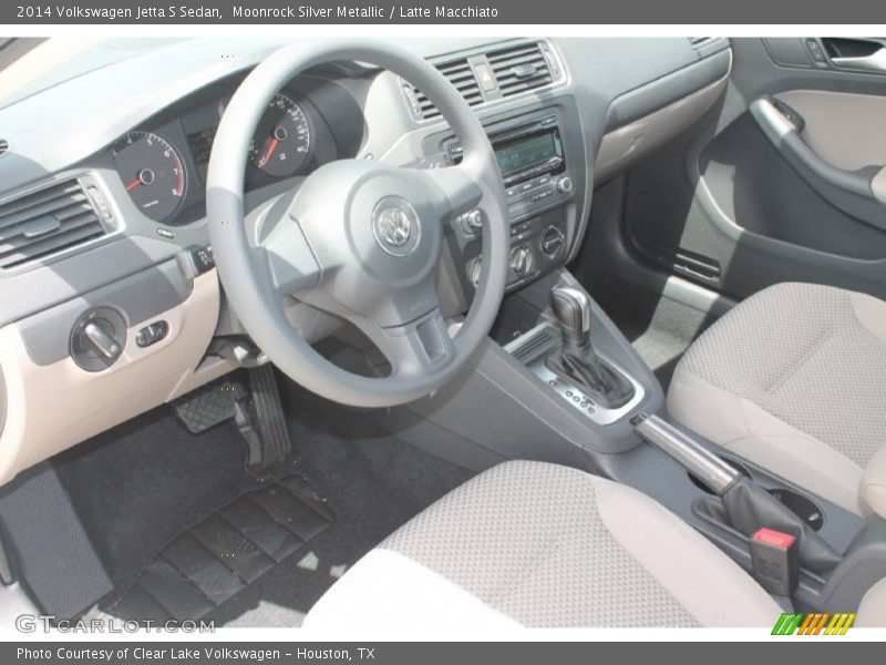  2014 Jetta S Sedan Latte Macchiato Interior