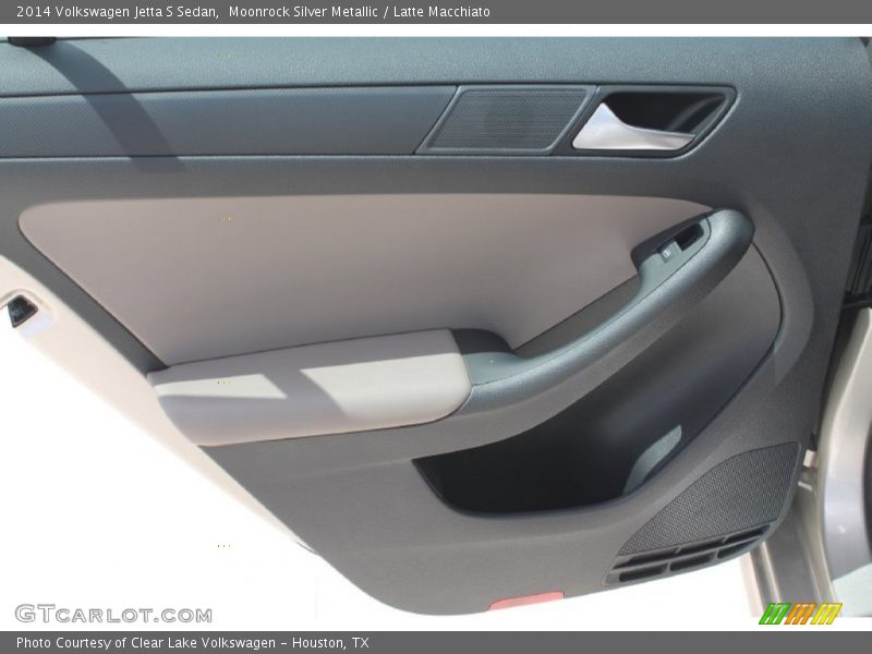 Moonrock Silver Metallic / Latte Macchiato 2014 Volkswagen Jetta S Sedan
