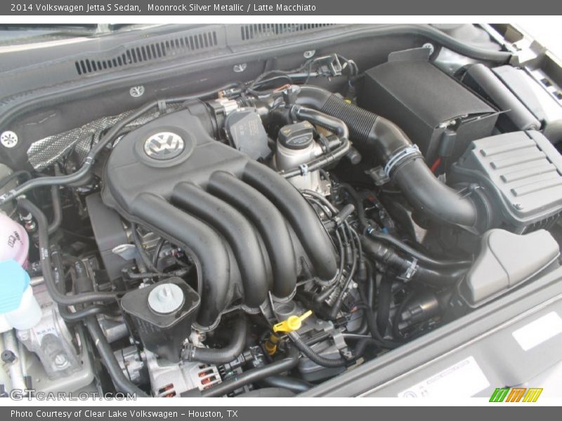 Moonrock Silver Metallic / Latte Macchiato 2014 Volkswagen Jetta S Sedan