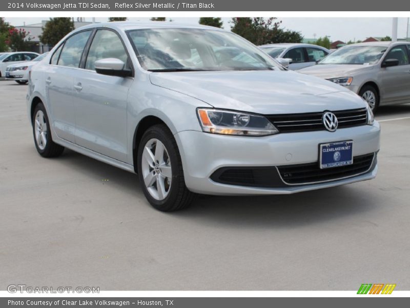 Reflex Silver Metallic / Titan Black 2014 Volkswagen Jetta TDI Sedan