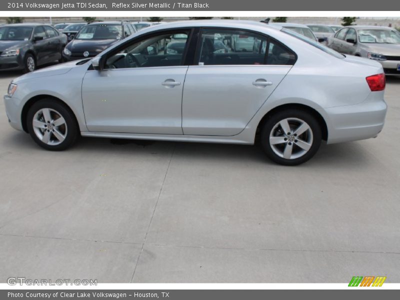 Reflex Silver Metallic / Titan Black 2014 Volkswagen Jetta TDI Sedan
