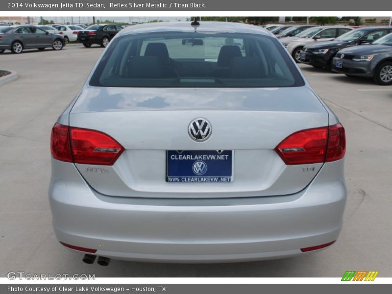 Reflex Silver Metallic / Titan Black 2014 Volkswagen Jetta TDI Sedan