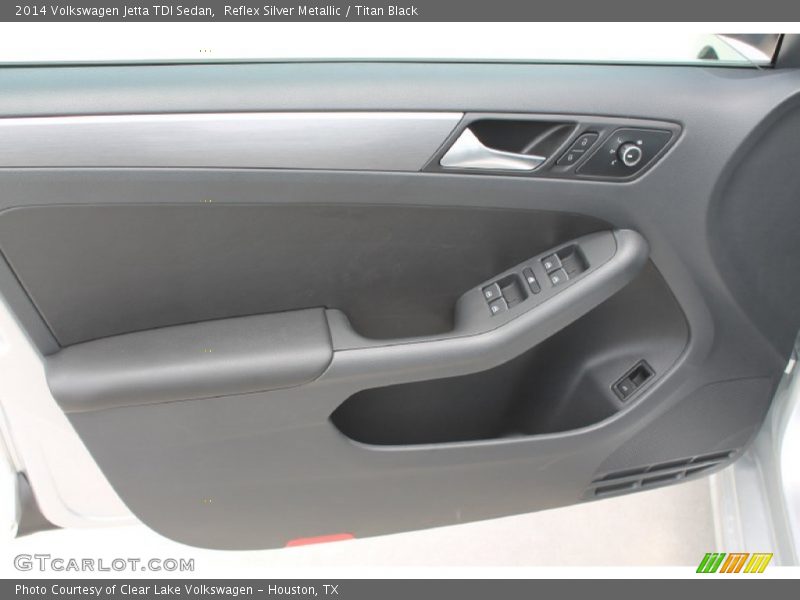 Reflex Silver Metallic / Titan Black 2014 Volkswagen Jetta TDI Sedan