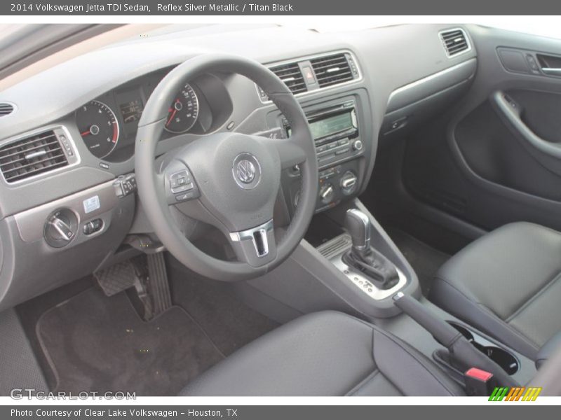 Reflex Silver Metallic / Titan Black 2014 Volkswagen Jetta TDI Sedan