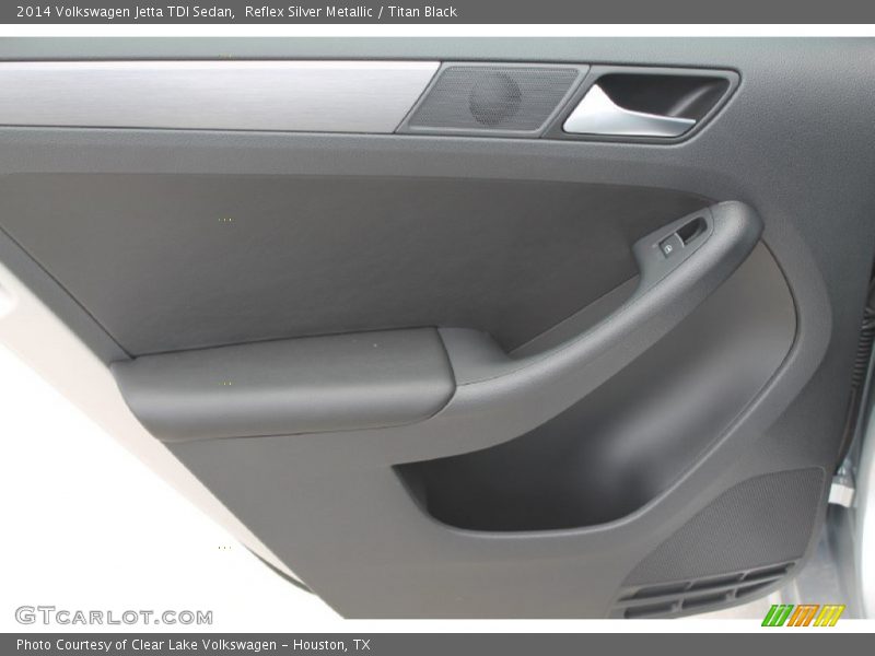 Reflex Silver Metallic / Titan Black 2014 Volkswagen Jetta TDI Sedan