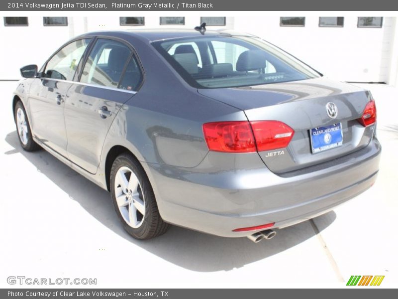 Platinum Gray Metallic / Titan Black 2014 Volkswagen Jetta TDI Sedan