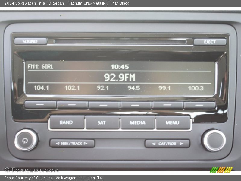 Platinum Gray Metallic / Titan Black 2014 Volkswagen Jetta TDI Sedan