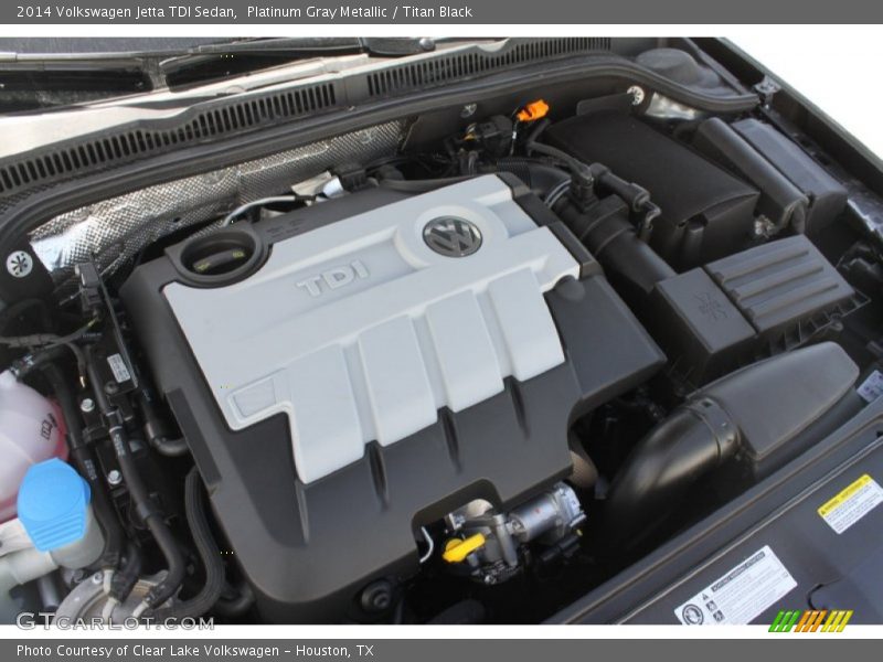 Platinum Gray Metallic / Titan Black 2014 Volkswagen Jetta TDI Sedan