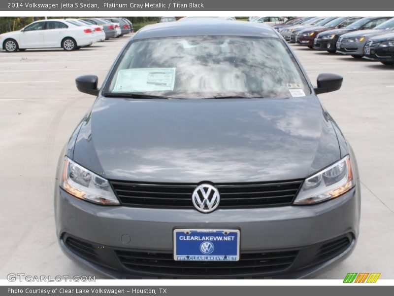Platinum Gray Metallic / Titan Black 2014 Volkswagen Jetta S Sedan