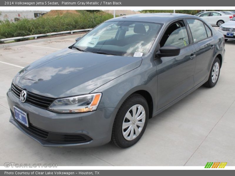 Platinum Gray Metallic / Titan Black 2014 Volkswagen Jetta S Sedan