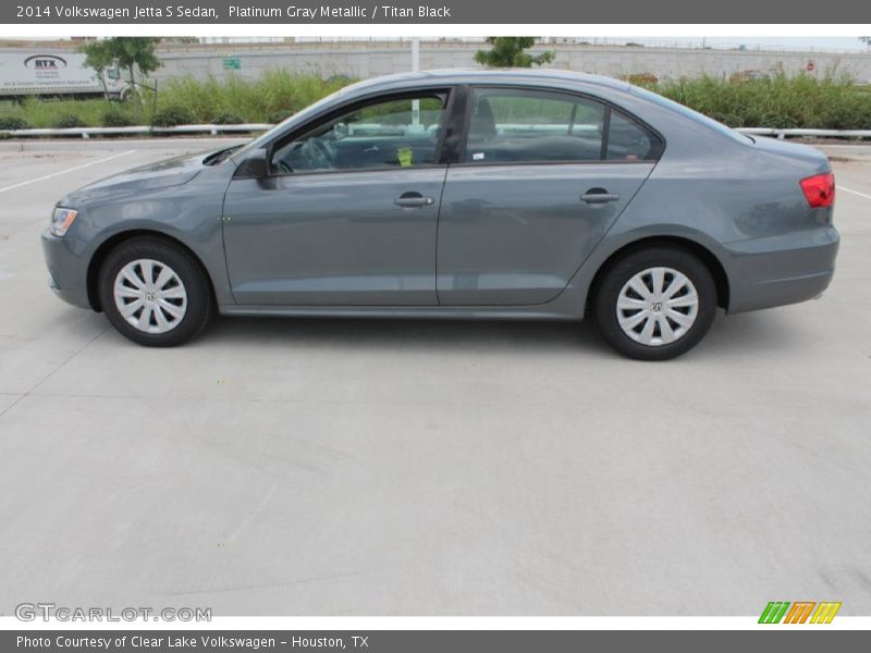 Platinum Gray Metallic / Titan Black 2014 Volkswagen Jetta S Sedan