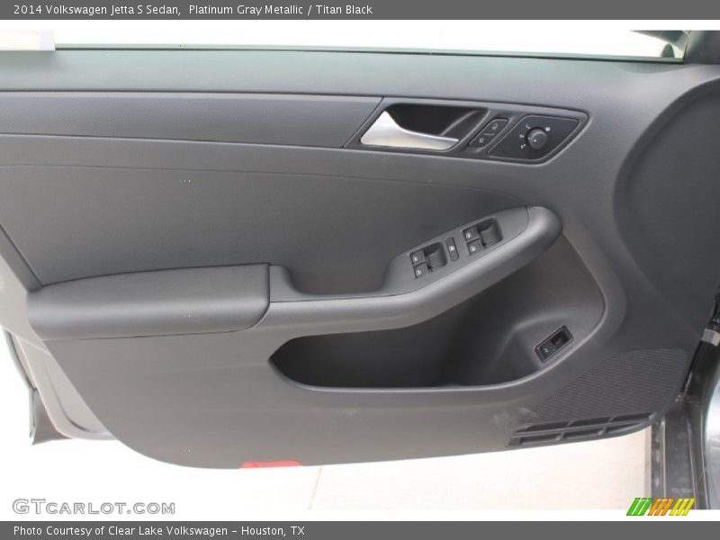 Platinum Gray Metallic / Titan Black 2014 Volkswagen Jetta S Sedan