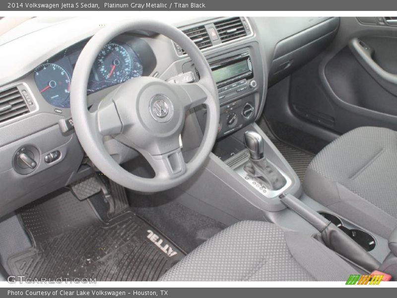 Platinum Gray Metallic / Titan Black 2014 Volkswagen Jetta S Sedan