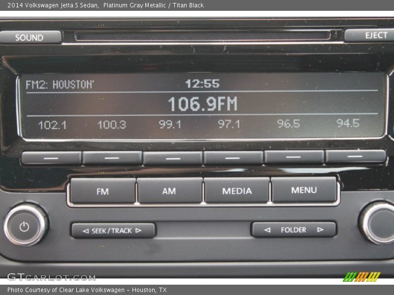 Platinum Gray Metallic / Titan Black 2014 Volkswagen Jetta S Sedan