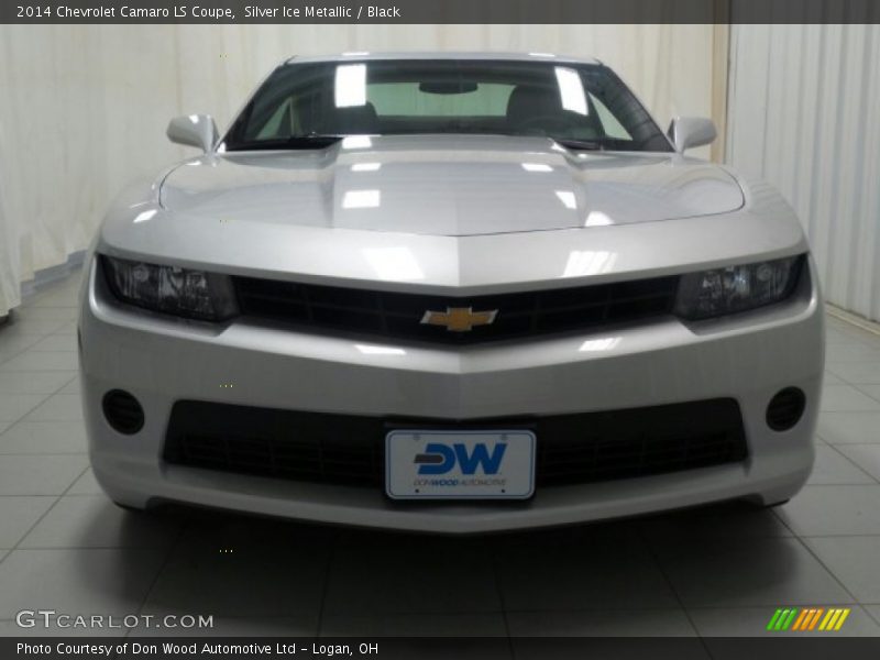 Silver Ice Metallic / Black 2014 Chevrolet Camaro LS Coupe