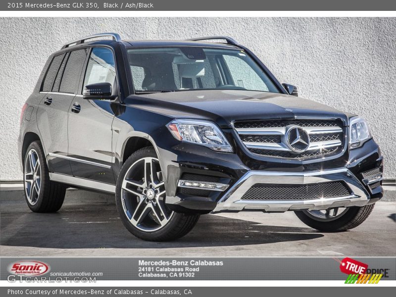 Black / Ash/Black 2015 Mercedes-Benz GLK 350