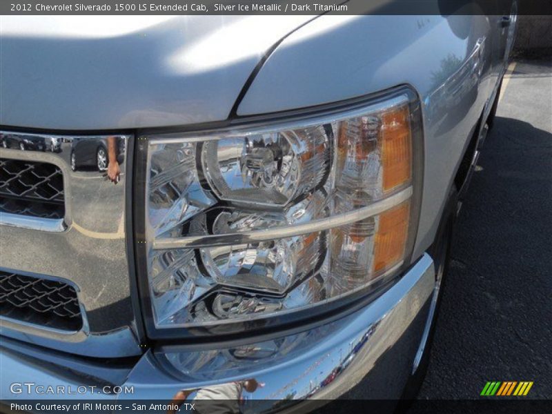 Silver Ice Metallic / Dark Titanium 2012 Chevrolet Silverado 1500 LS Extended Cab
