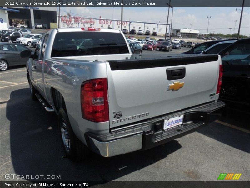 Silver Ice Metallic / Dark Titanium 2012 Chevrolet Silverado 1500 LS Extended Cab