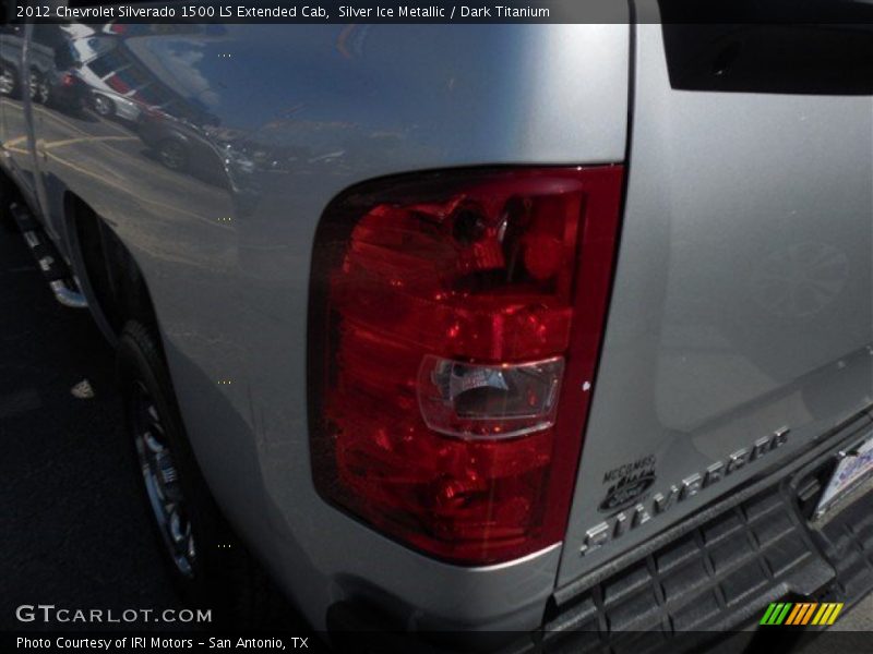 Silver Ice Metallic / Dark Titanium 2012 Chevrolet Silverado 1500 LS Extended Cab