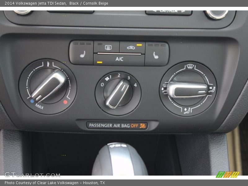 Black / Cornsilk Beige 2014 Volkswagen Jetta TDI Sedan