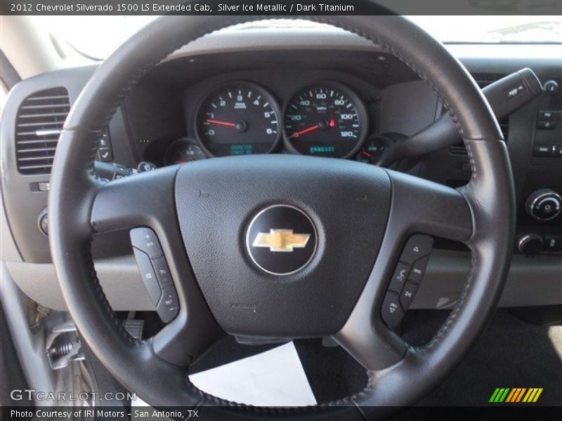 Silver Ice Metallic / Dark Titanium 2012 Chevrolet Silverado 1500 LS Extended Cab