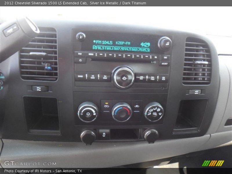Silver Ice Metallic / Dark Titanium 2012 Chevrolet Silverado 1500 LS Extended Cab