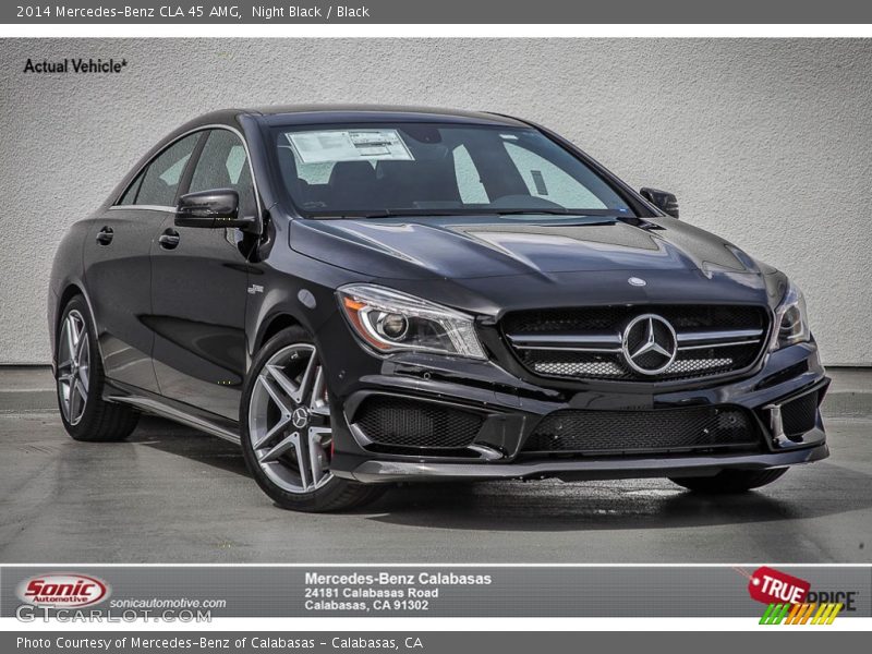 Night Black / Black 2014 Mercedes-Benz CLA 45 AMG