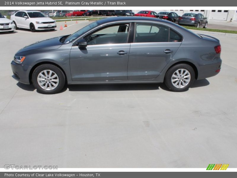 Platinum Gray Metallic / Titan Black 2014 Volkswagen Jetta Hybrid SE