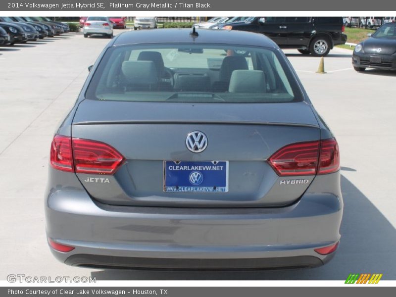 Platinum Gray Metallic / Titan Black 2014 Volkswagen Jetta Hybrid SE