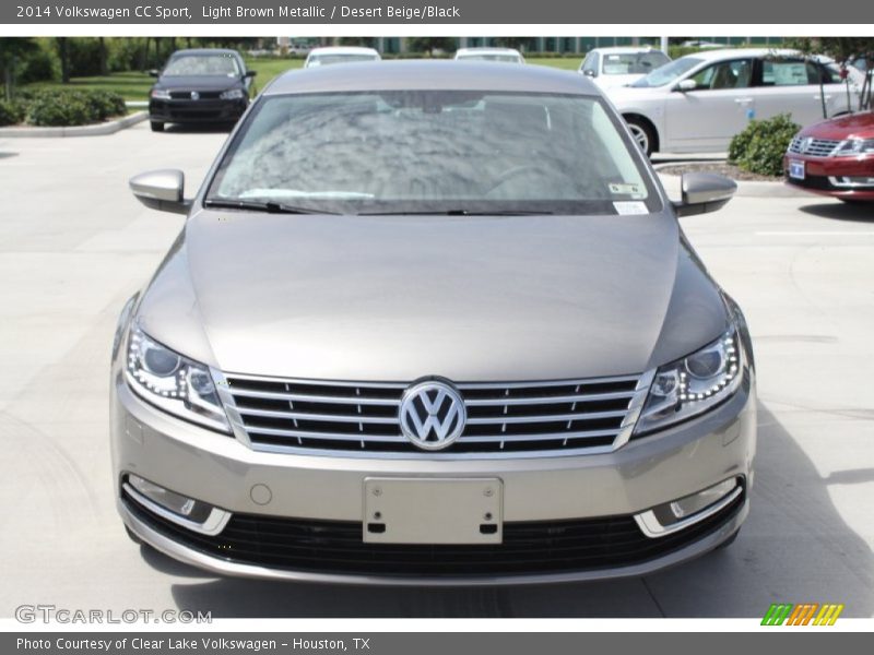 Light Brown Metallic / Desert Beige/Black 2014 Volkswagen CC Sport