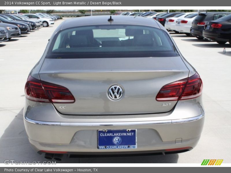 Light Brown Metallic / Desert Beige/Black 2014 Volkswagen CC Sport