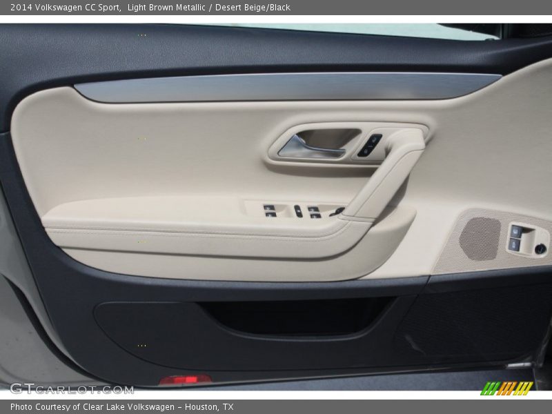 Light Brown Metallic / Desert Beige/Black 2014 Volkswagen CC Sport