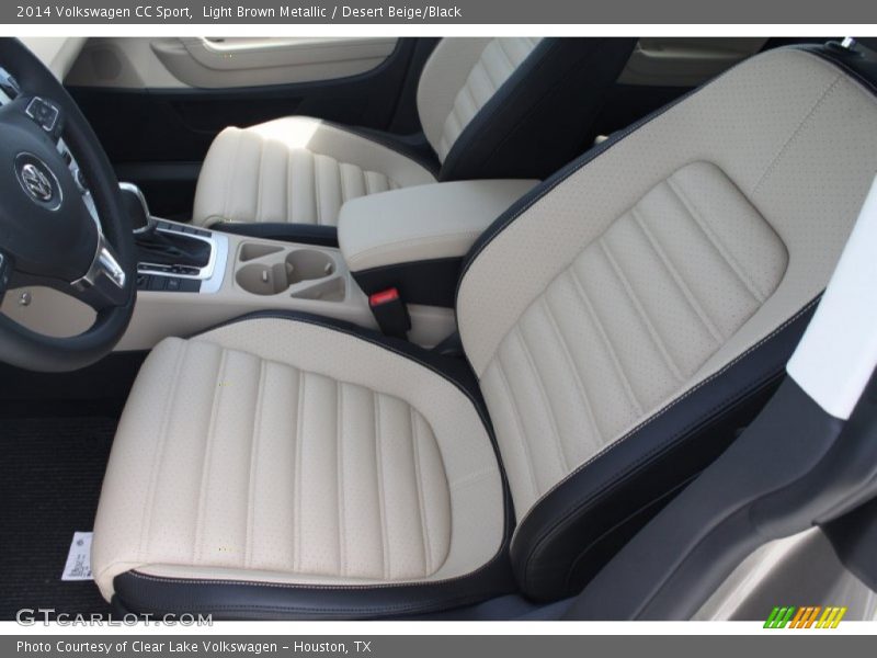 Light Brown Metallic / Desert Beige/Black 2014 Volkswagen CC Sport