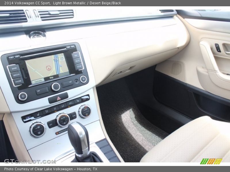 Light Brown Metallic / Desert Beige/Black 2014 Volkswagen CC Sport