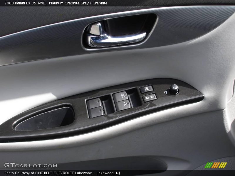 Platinum Graphite Gray / Graphite 2008 Infiniti EX 35 AWD
