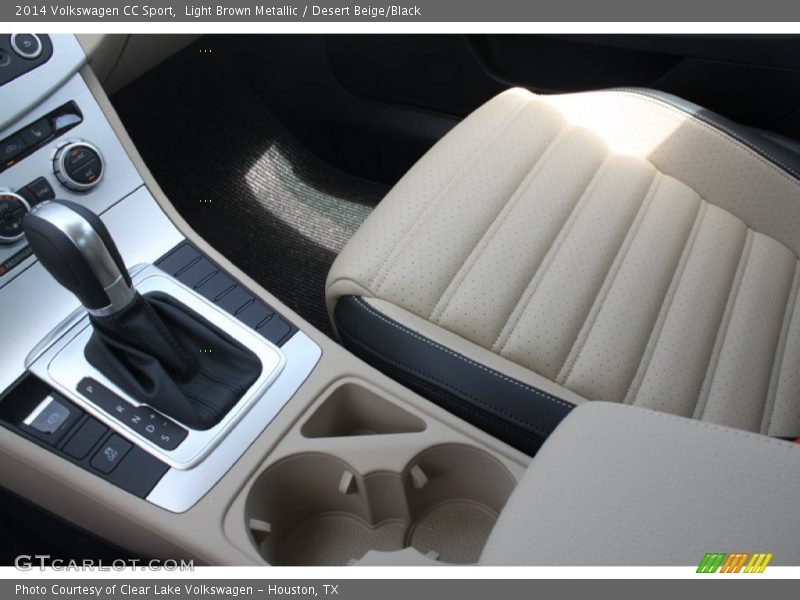 Light Brown Metallic / Desert Beige/Black 2014 Volkswagen CC Sport