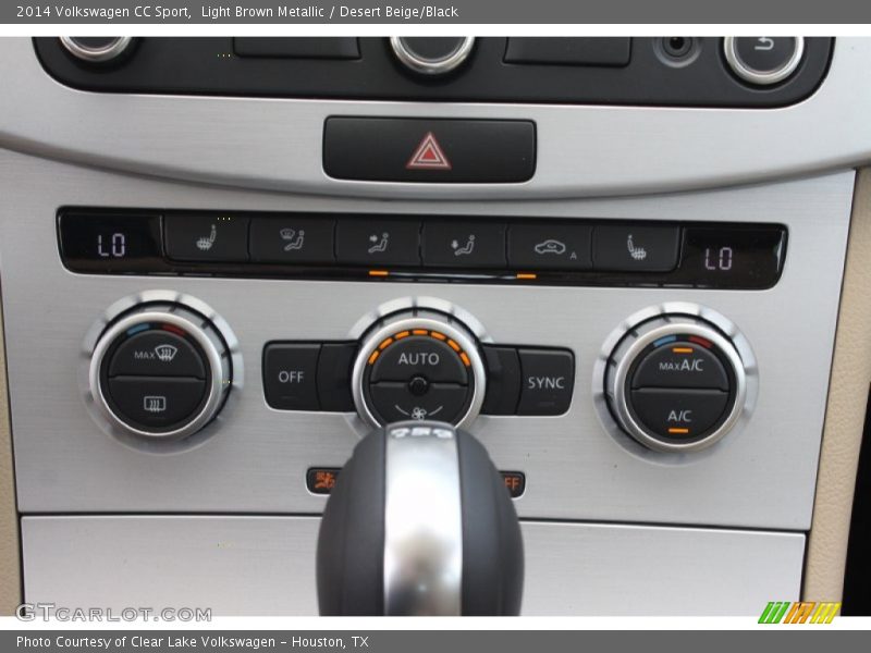 Light Brown Metallic / Desert Beige/Black 2014 Volkswagen CC Sport