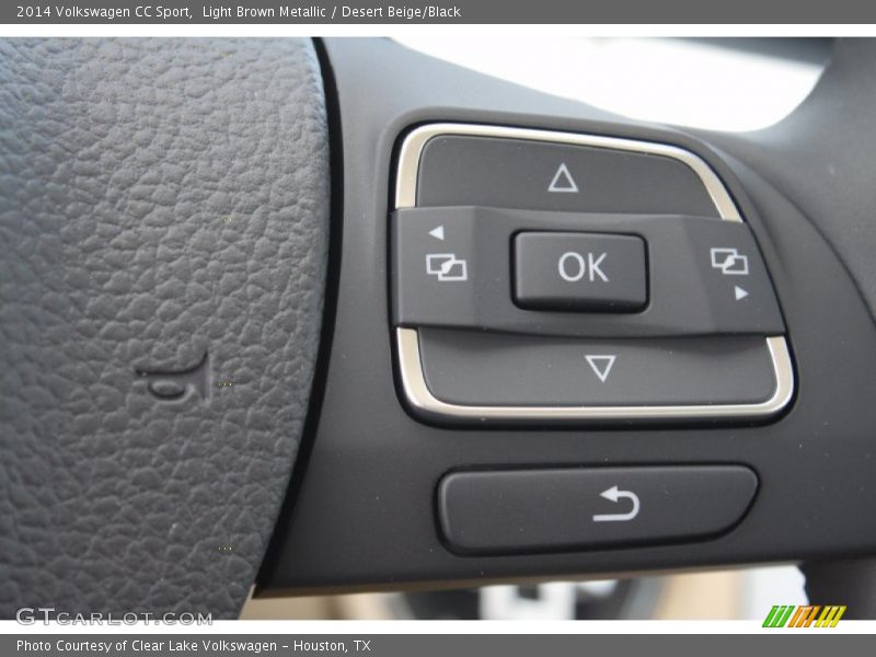 Light Brown Metallic / Desert Beige/Black 2014 Volkswagen CC Sport