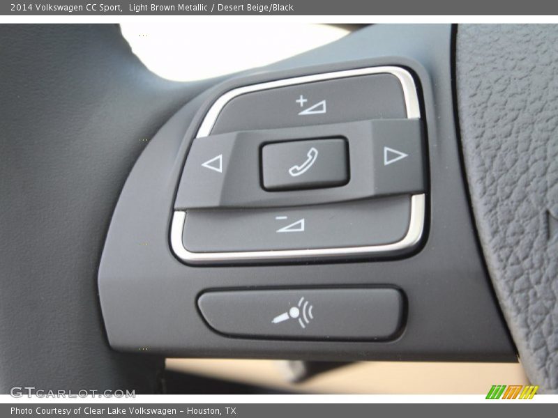 Light Brown Metallic / Desert Beige/Black 2014 Volkswagen CC Sport
