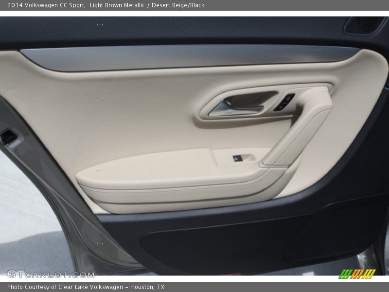 Light Brown Metallic / Desert Beige/Black 2014 Volkswagen CC Sport