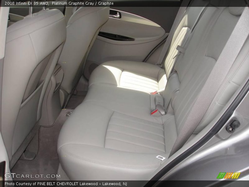 Platinum Graphite Gray / Graphite 2008 Infiniti EX 35 AWD