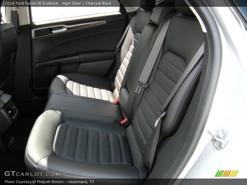 Ingot Silver / Charcoal Black 2014 Ford Fusion SE EcoBoost