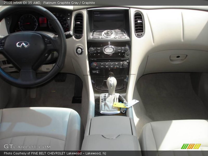Platinum Graphite Gray / Graphite 2008 Infiniti EX 35 AWD
