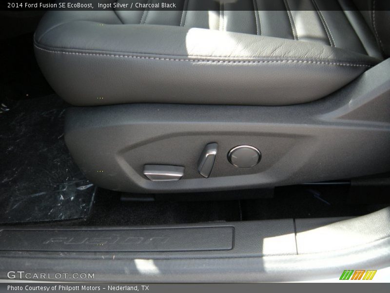 Ingot Silver / Charcoal Black 2014 Ford Fusion SE EcoBoost