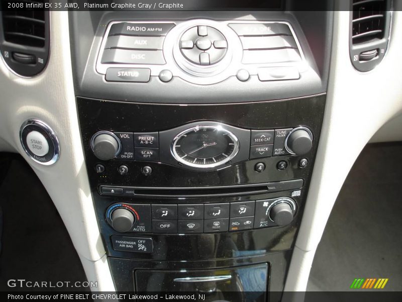 Platinum Graphite Gray / Graphite 2008 Infiniti EX 35 AWD