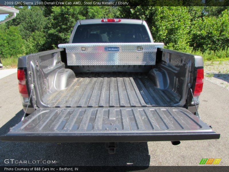 Steel Gray Metallic / Ebony 2009 GMC Sierra 1500 Denali Crew Cab AWD