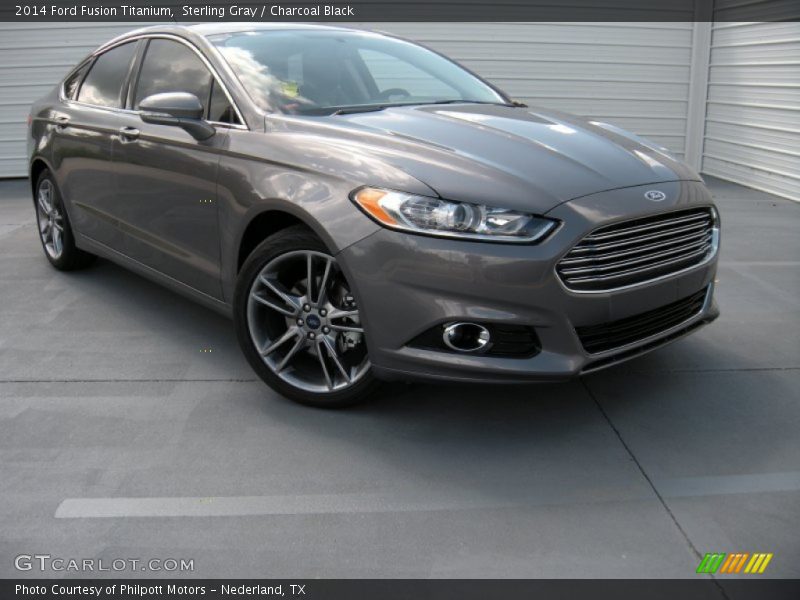 Sterling Gray / Charcoal Black 2014 Ford Fusion Titanium