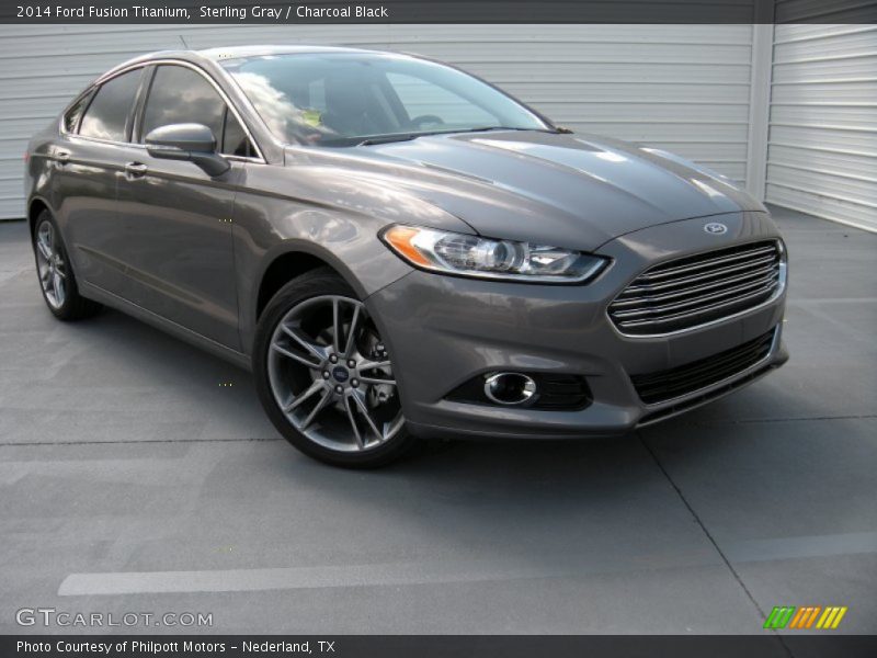 Front 3/4 View of 2014 Fusion Titanium